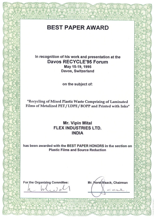 UFlex Aseptic Recycling Plant Malanpur